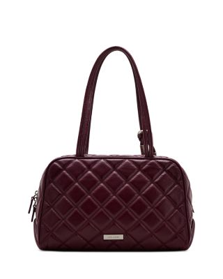 The Quilted Leather Dual Satchel