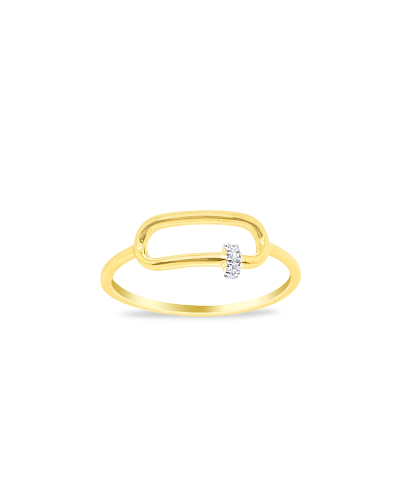 Meira T 14k Yellow Gold Diamond Accent Openwork Ring In Gold