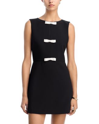 open lace back dress One Shoulder Taffeta Winnie Bow Dress