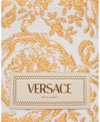 Barocco Athena Raffia Medium Tote Bag