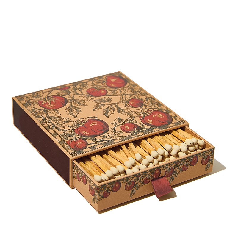 Skeem Design Verdant Tomato Matchbox, 120 Matches