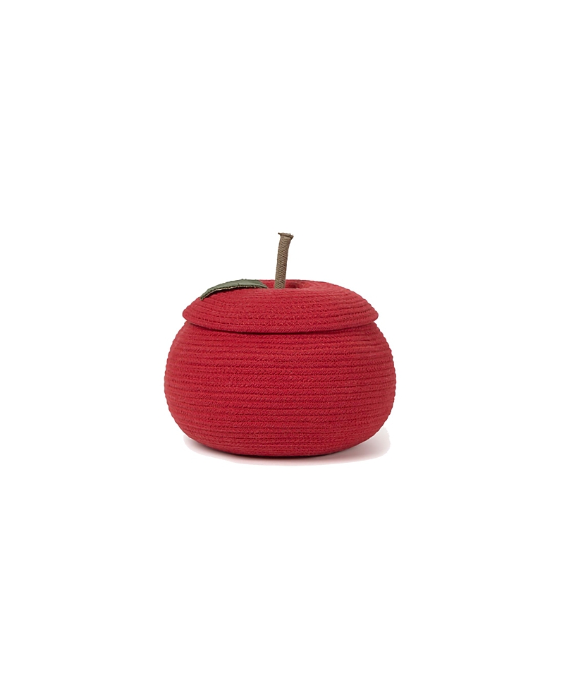 Lorena Canals Apple Basket In Red