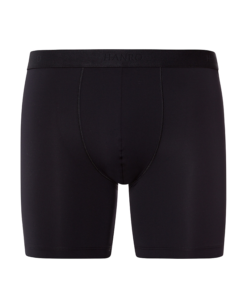 Hanro Micro Touch Long Boxer Brief In Black