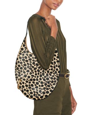 Pierced Calf Hair Handbag