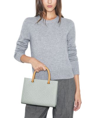 T Monogram Soft Pebble Tote