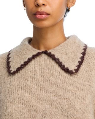 The Crochet Collar Sweater