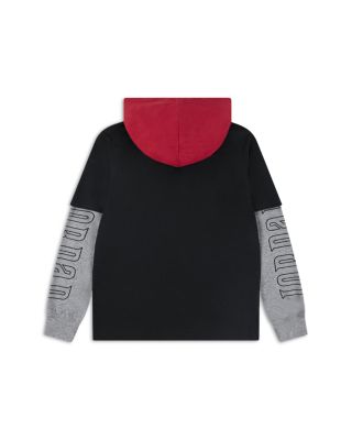 Boys' Gametime Layered Look Hoodie - Big Kid