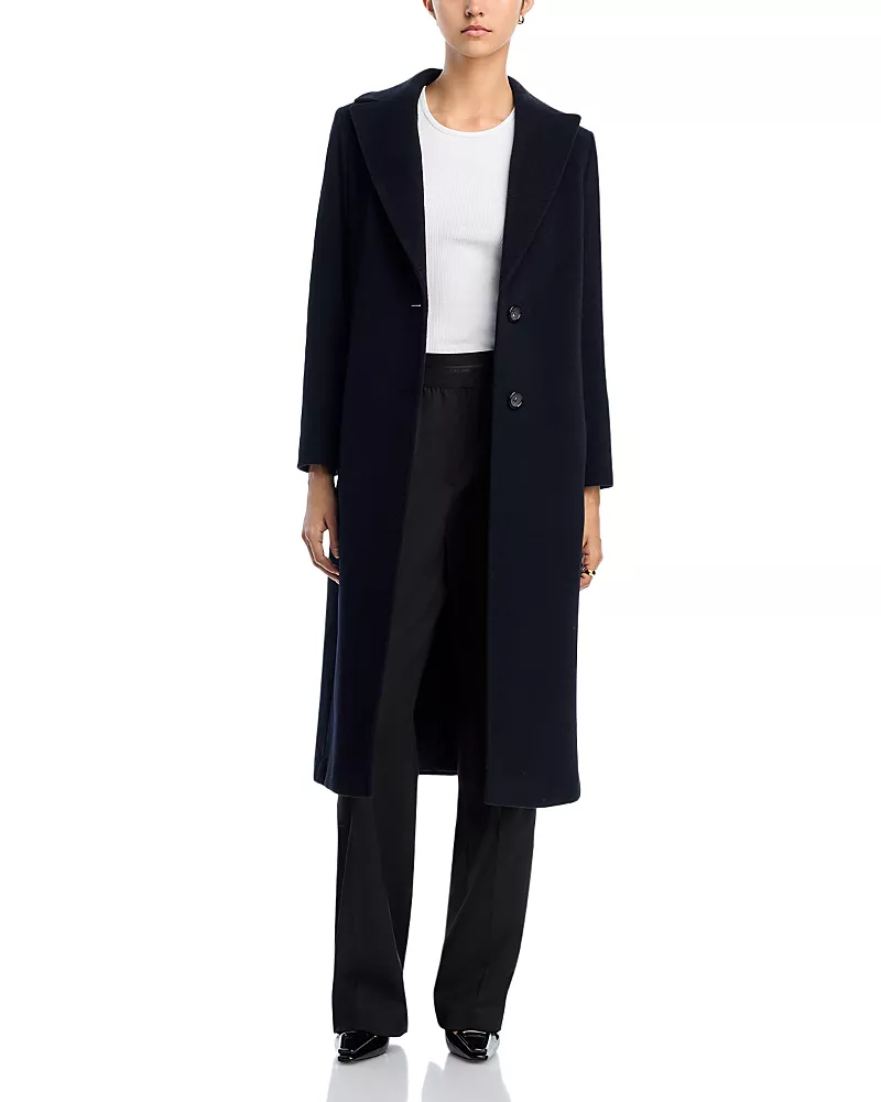 Cinzia Rocca Notch Collar Long Coat