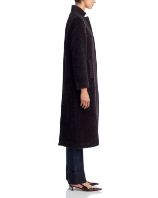 Notch Stand Collar Long Coat