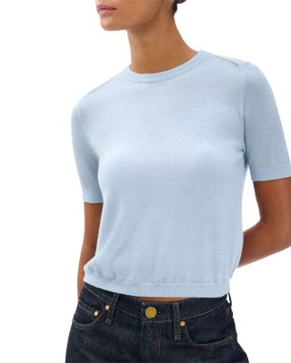 Adeline Cashmere Lightweight Short Sleeve Sweater