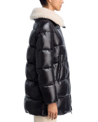 Bonita Faux Shearling Puffer Jacket