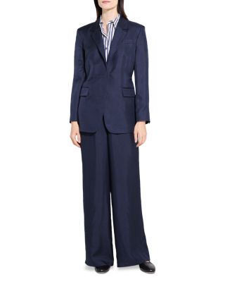 Oversized Silk Blazer