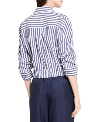 Crop Button Front Shirt 