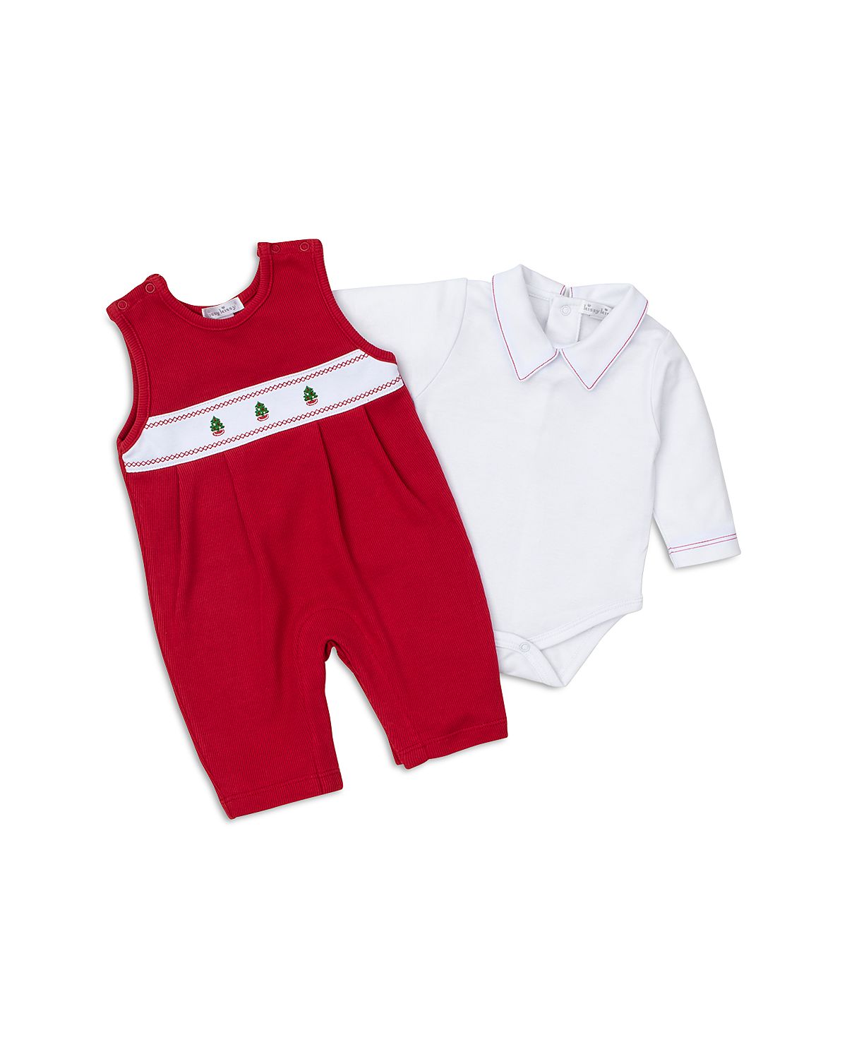 Kissy Kissy Boys' Bodysuit & Trees Overall Set - Baby