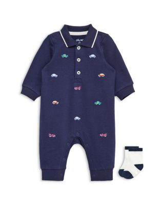 Boys' Cars Coverall & Socks Set - Baby