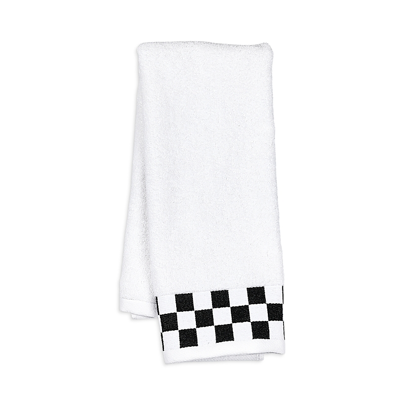 Mackenzie-childs Hand Towel With Check Border In White