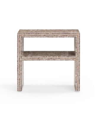 Derry Capiz Shell Nightstand