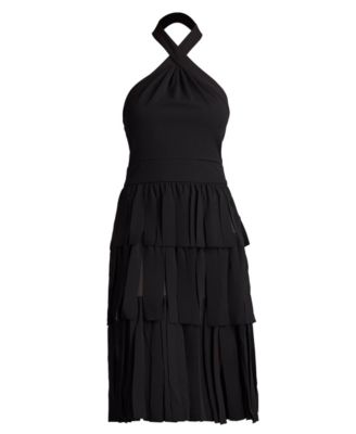  Darla Fringe Halter Dress