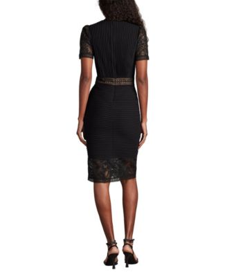 Brone Illusion Lace Cocktail Dress