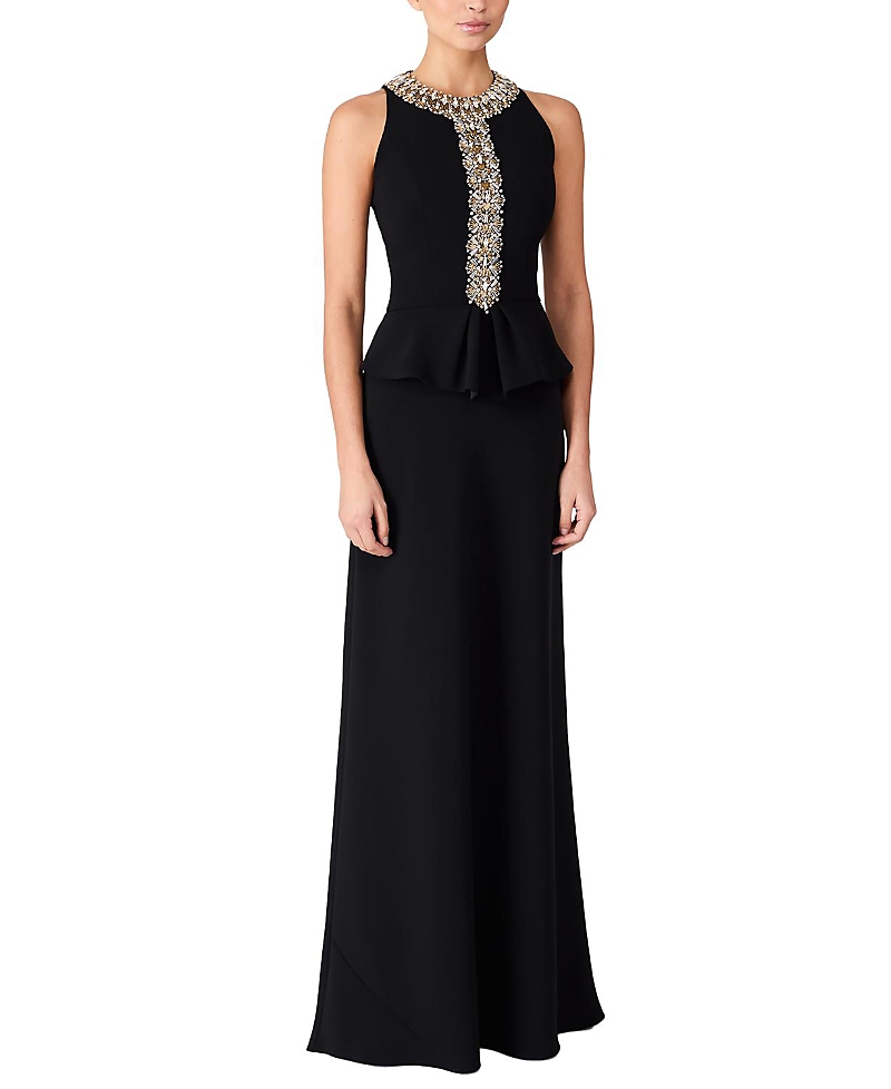 Jenny Packham Sulphice Maxi Dress In Black