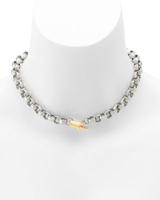 Rolo Link Collar Necklace, 17"   