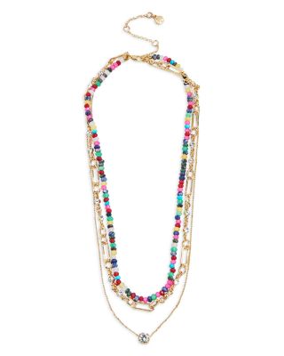 Portia Layered Pendant Necklace, 19"