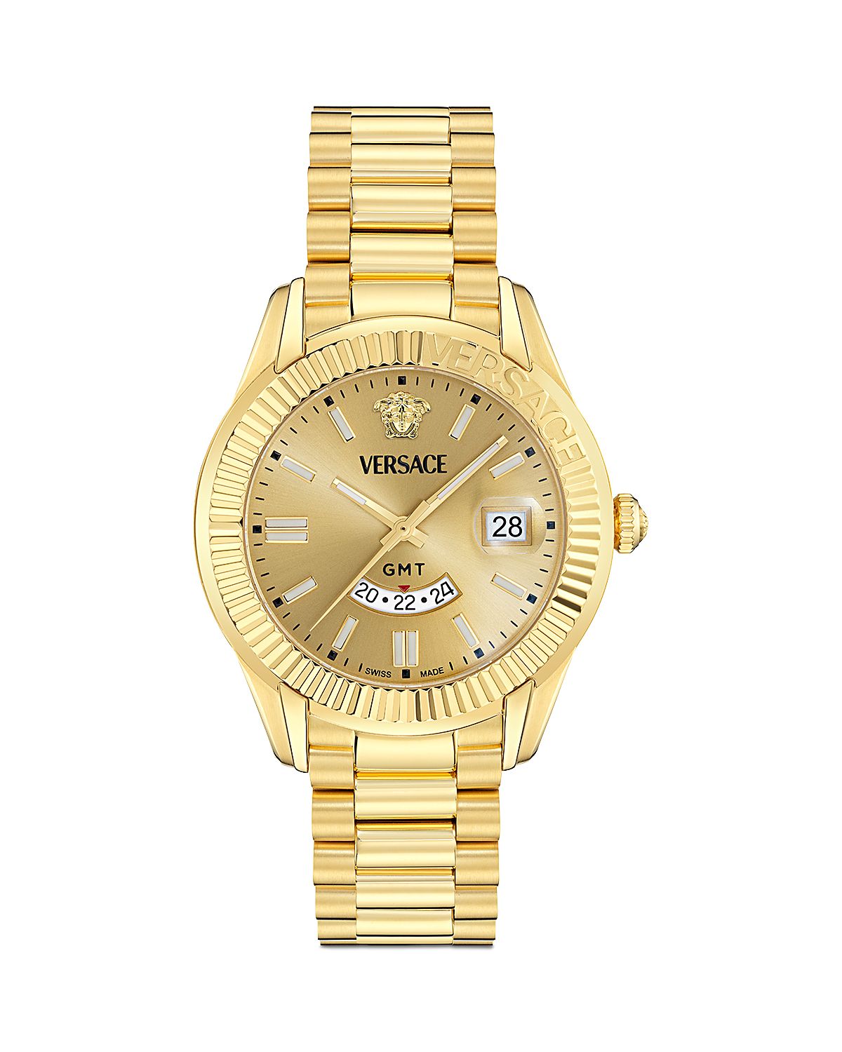 Versace Apodis Gmt Watch, 41mm