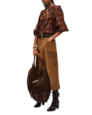 Massia Leather Skirt