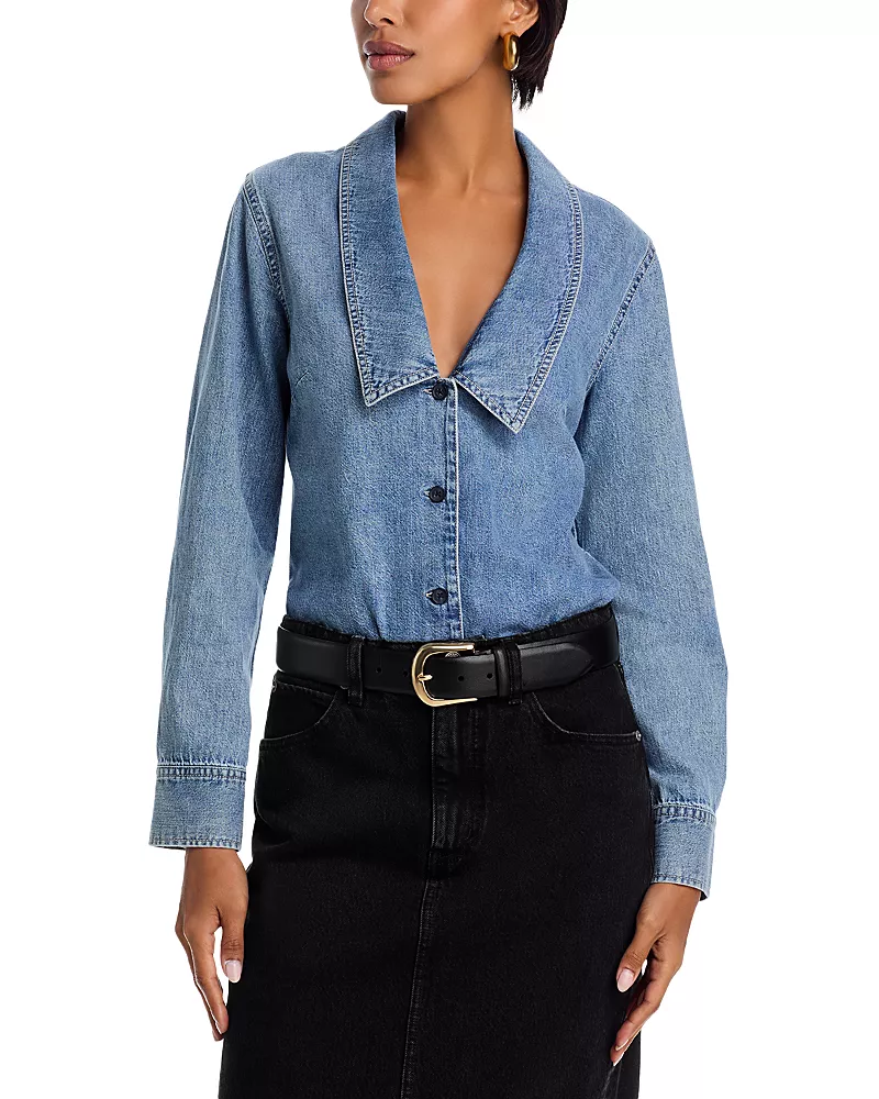 Frame The Low Collar Shirt