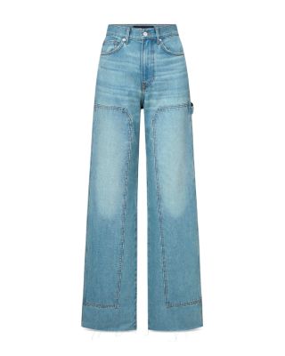 Taylor High Rise Wide Leg Jeans in Blue Glare