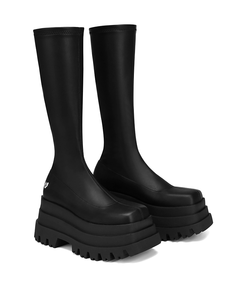 Naked Wolfe Sin Platform Tall Boot In Black