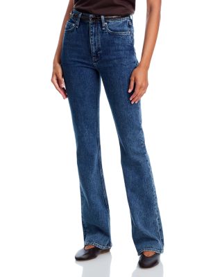 Peyton High Rise Full Length Bootcut Jeans in Pikes