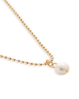 Cultured Freshwater Pearl Pendant Necklace, 16"-19" - Exclusive