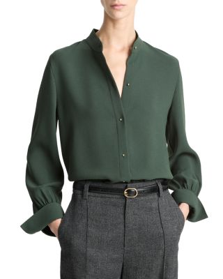 Mandarin Collar Blouse