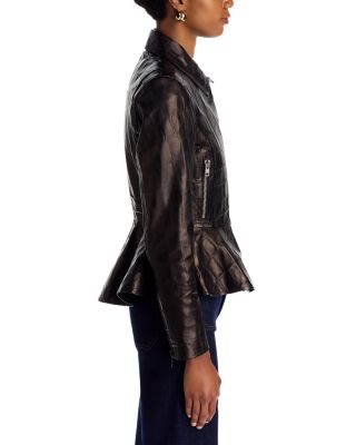 Lyric Peplum Biker Jacket
