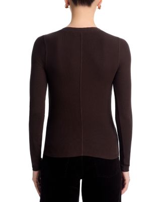 The Mesh Trim Rib Henley 