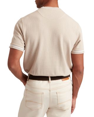 Ivanan Short Sleeve Rib Textured Tee