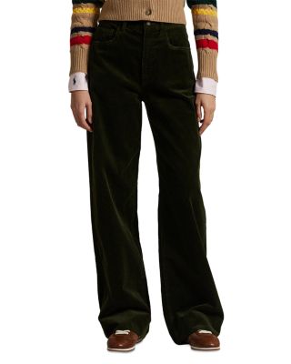 Cotton Corduroy Wide Leg Pant