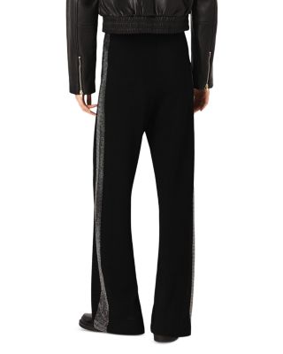 Trousers with Rhinestone Band