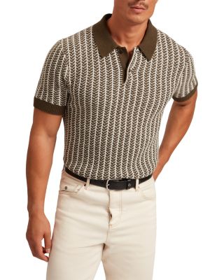 Kolomer Herringbone Texture Polo