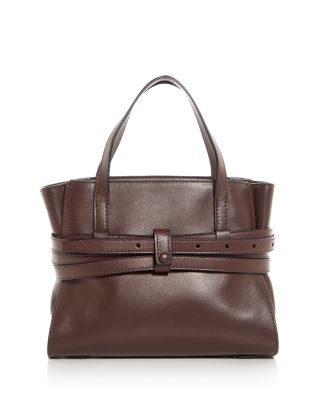 Tie Me Leather Shoulder Bag
