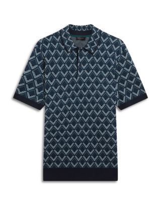 Melvvin Jacquard Polo Shirt