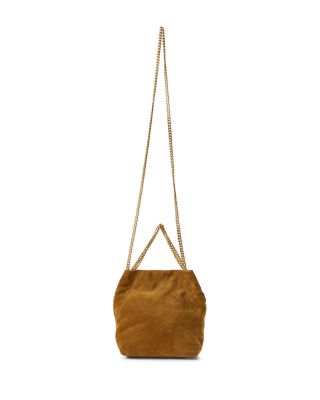 Small Suede Slouch Shoulder Bag