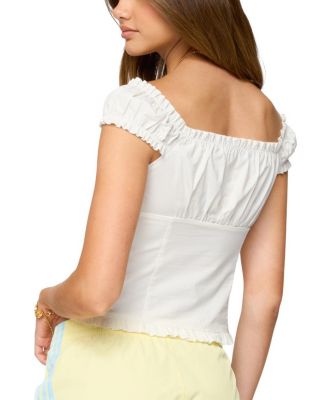  Arlow Ruffle Button Up Top