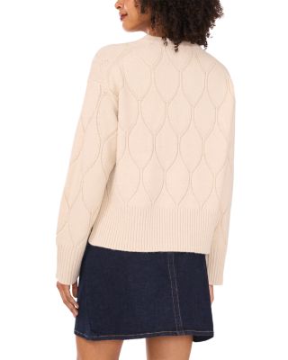 Pointelle Pattern Sweater