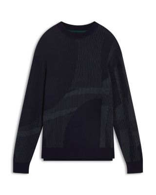 Wilan Abstract Crewneck Sweater