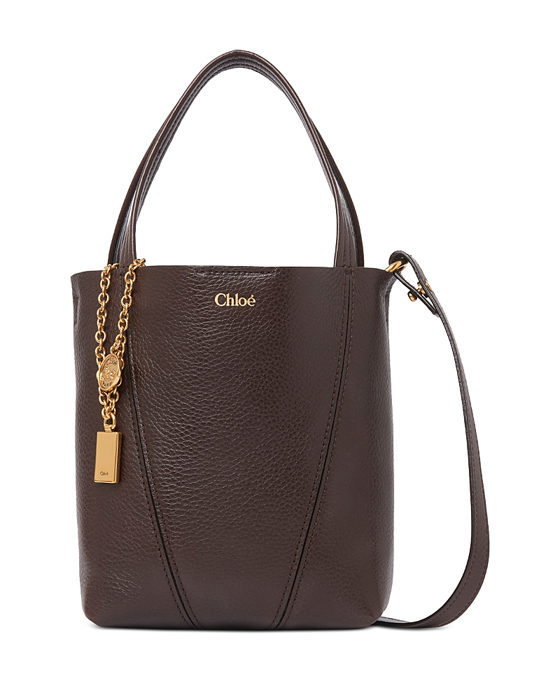 Chloe Small Spin Tote in Leather · NO SIZE