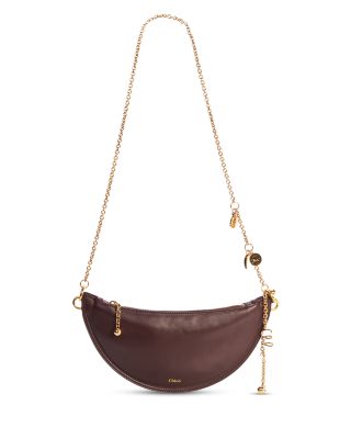 Icons Mini Leather Halfmoon Bag