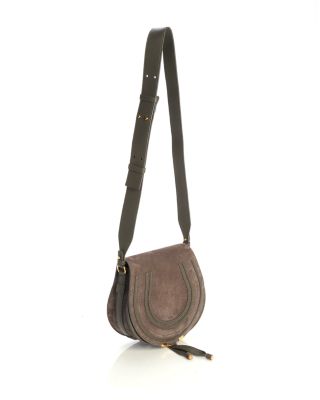 Marcie Suede Saddle Bag
