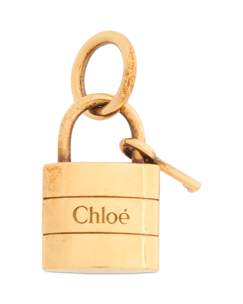 Chloe Alphabet Lock Bag Charm